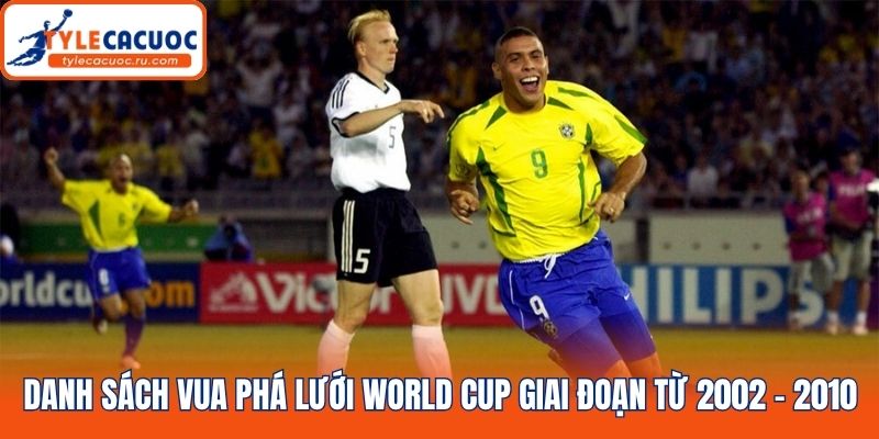 Danh sách Vua phá lưới World Cup giai đoạn từ 2002 - 2010