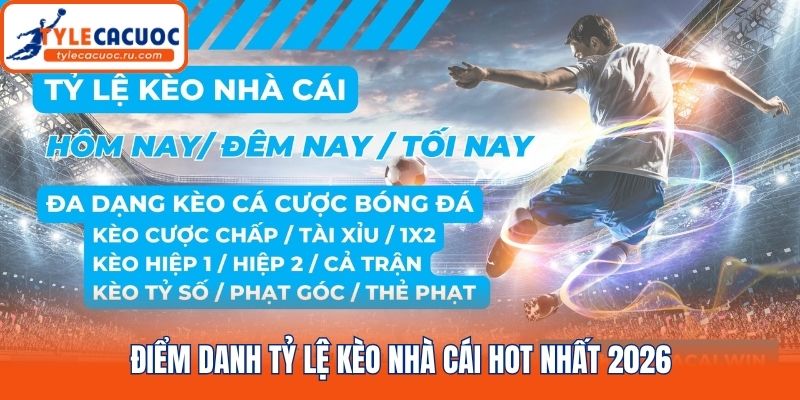 Điểm danh tỷ lệ kèo nhà cái hot nhất 2026